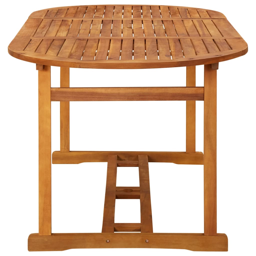 Matgrupp För Trädgården 9 Delar 180X90X75 Cm Massivt Akaciaträ