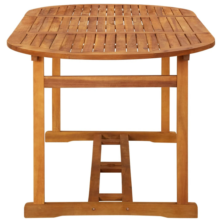 Matgrupp För Trädgården 9 Delar 180X90X75 Cm Massivt Akaciaträ