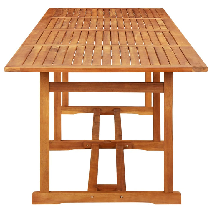 Matgrupp För Trädgården 13 Delar 280X90X75 Cm Massivt Akaciaträ