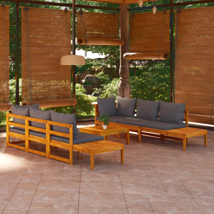 Solsängar 2 St Med Dynor A Massivt Akaciaträ