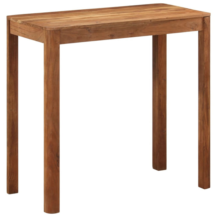 Barbord Massivt Trä Med Honungsfinish