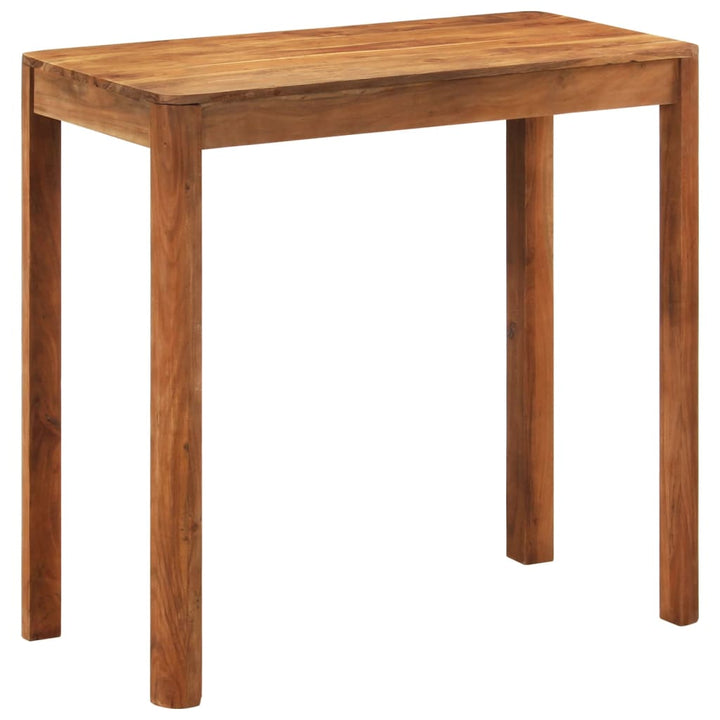 Barbord Massivt Trä Med Honungsfinish