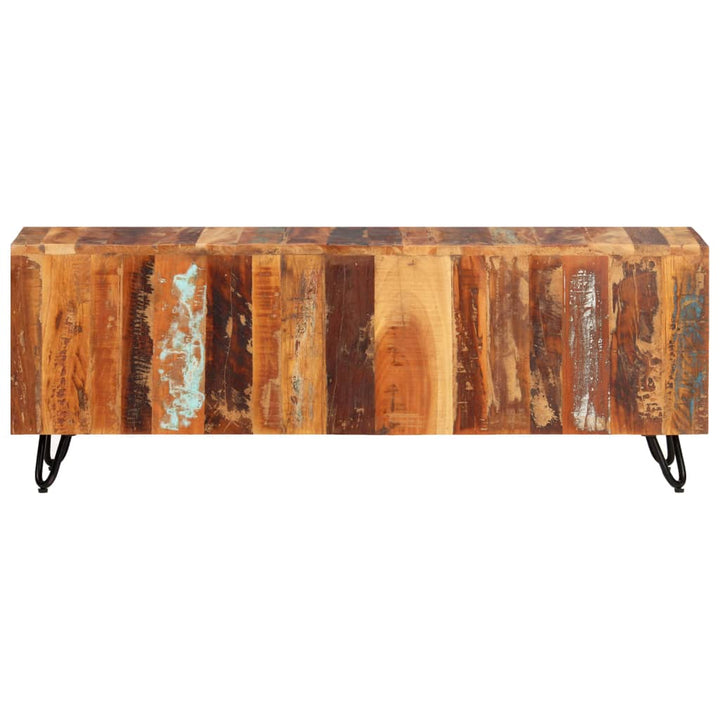 Tv-Bänk 110X30X40 Cm Massivt Återvunnet Trä