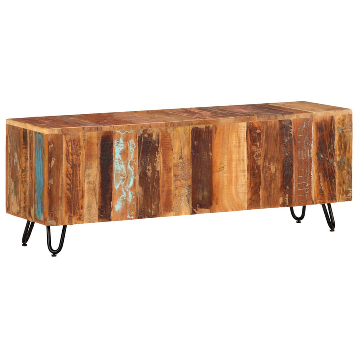 Tv-Bänk 110X30X40 Cm Massivt Återvunnet Trä