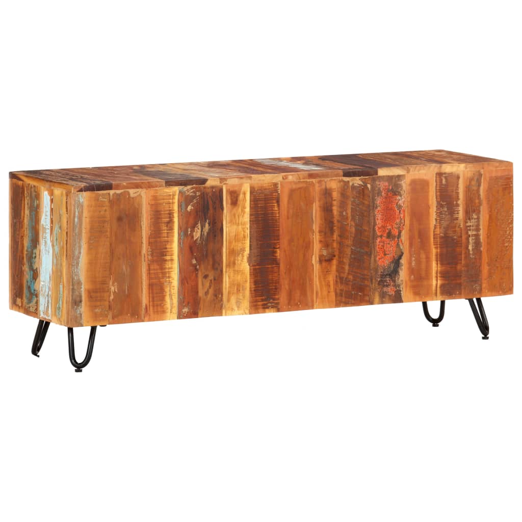 Tv-Bänk 110X30X40 Cm Massivt Återvunnet Trä