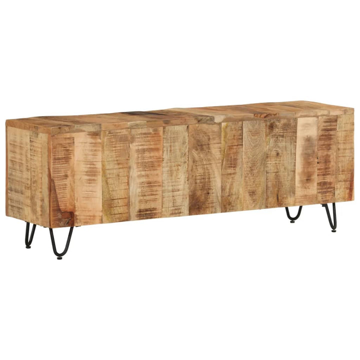 Tv-Bänk 110X30X40 Cm Massivt Mangoträ