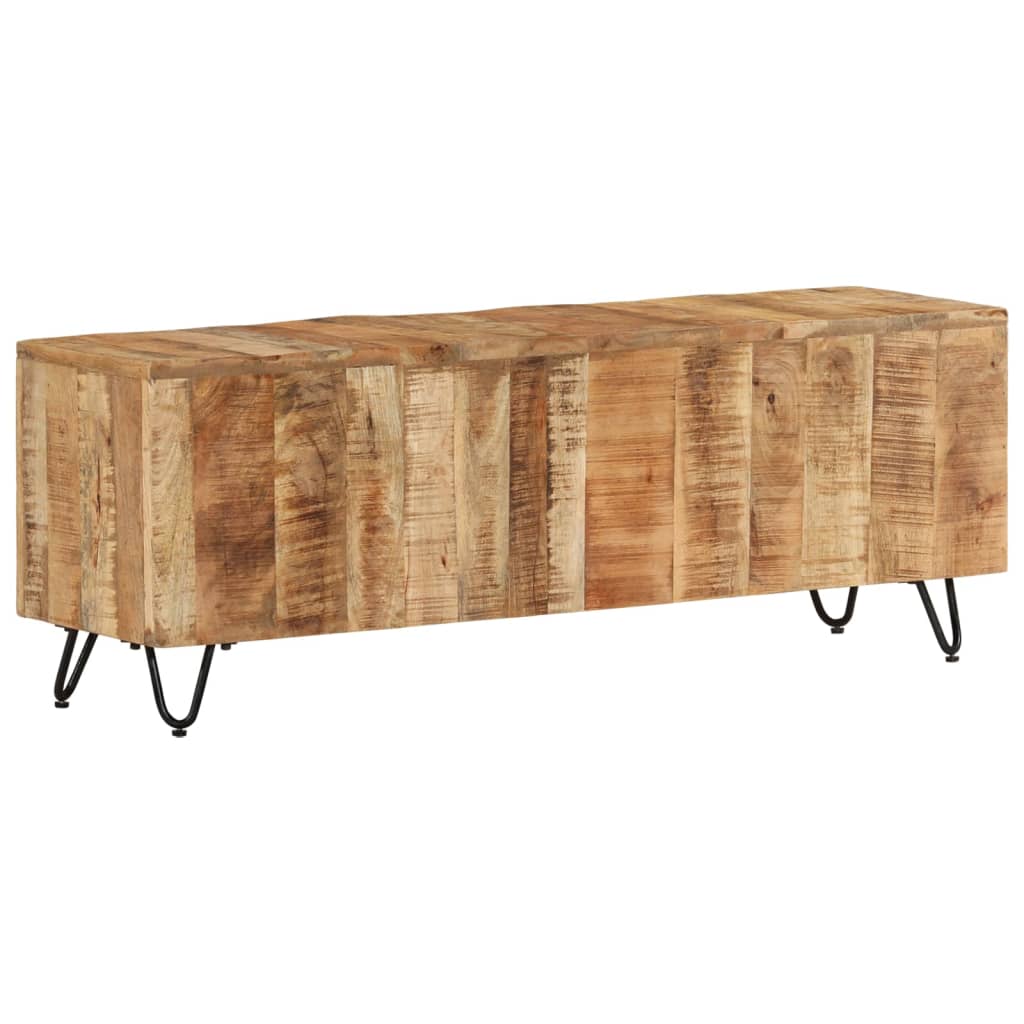 Tv-Bänk 110X30X40 Cm Massivt Mangoträ