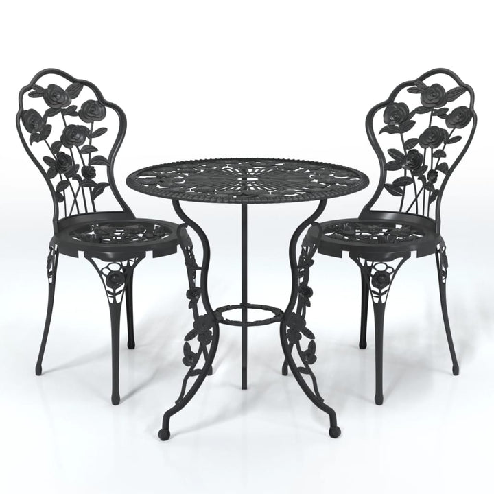 Caféset 3 Delar Gjuten Aluminium
