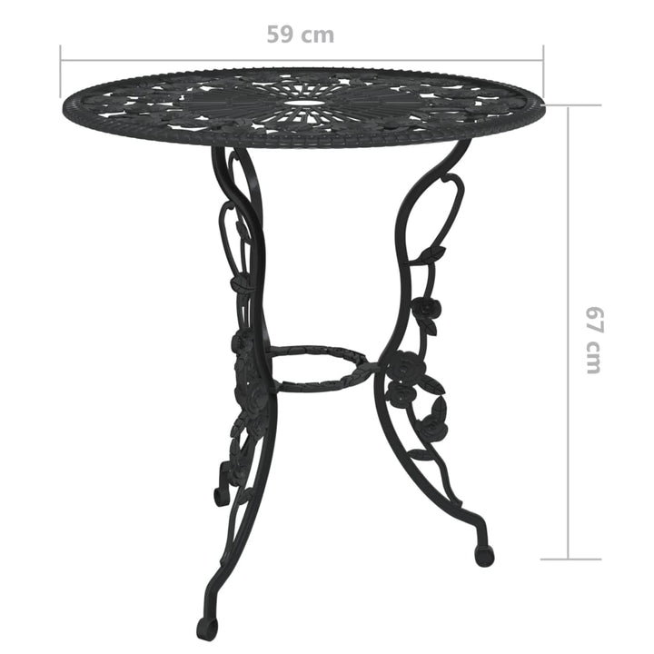 Caféset 3 Delar Gjuten Aluminium