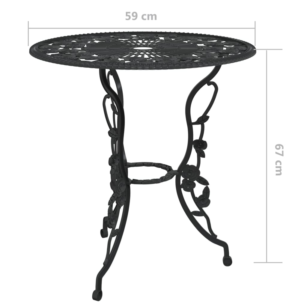 Caféset 3 Delar Gjuten Aluminium