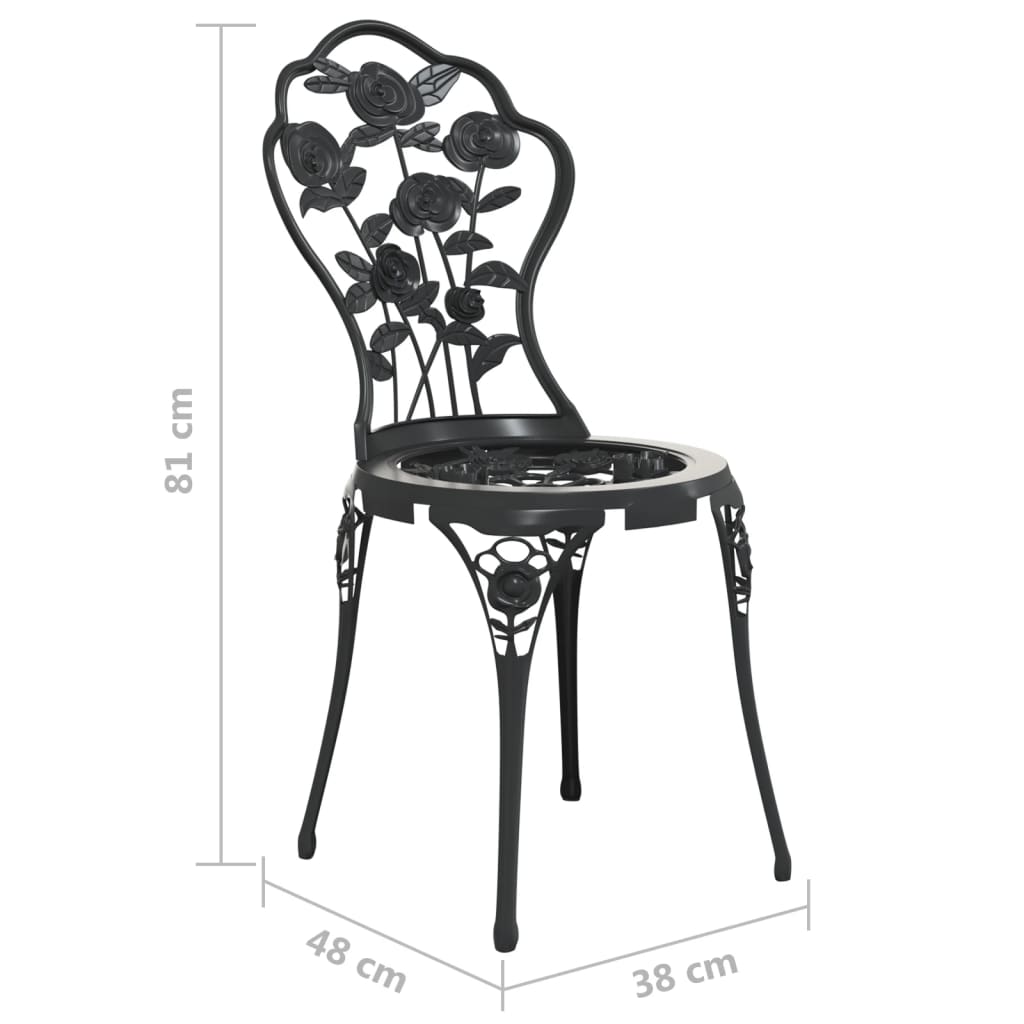 Caféset 3 Delar Gjuten Aluminium