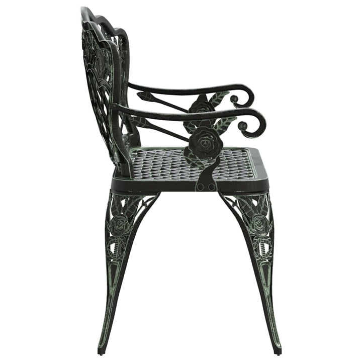 Trädgårdsbänk 108 Cm Gjuten Aluminium
