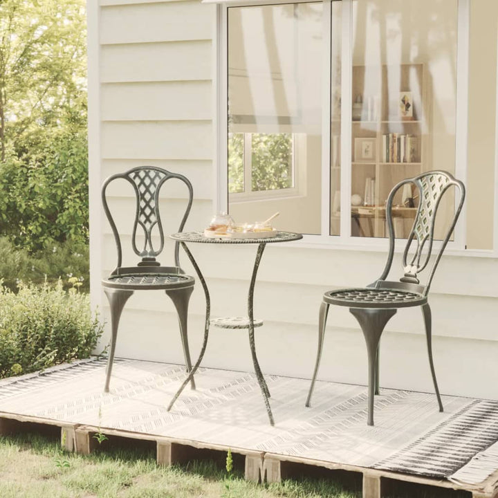 Caféset 3 Delar Gjuten Aluminium