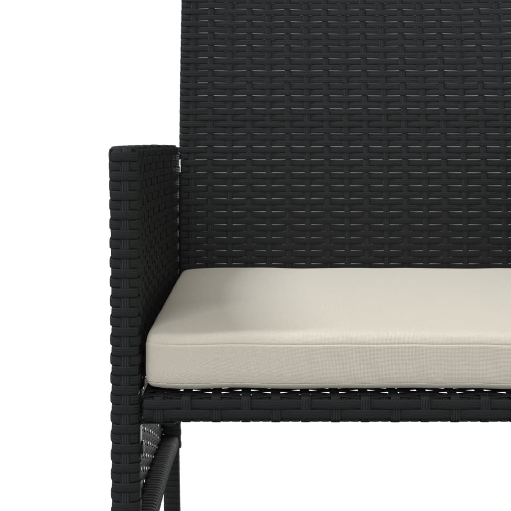 Trädgårdssoffa 2-Sits Med Bord Och Pallar Konstrotting