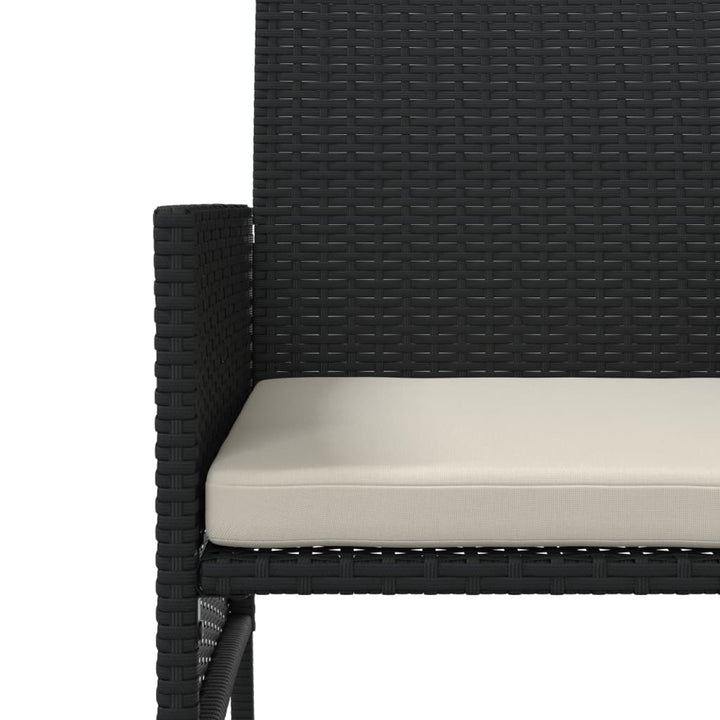 Trädgårdssoffa 2-Sits Med Bord Och Pallar Konstrotting