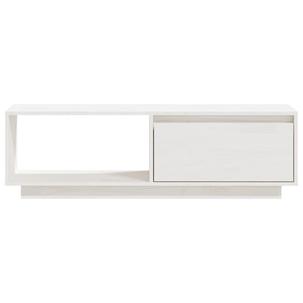 Tv-Bänk 110X30X33,5 Cm Massiv Furu
