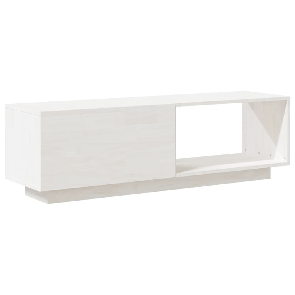 Tv-Bänk 110X30X33,5 Cm Massiv Furu