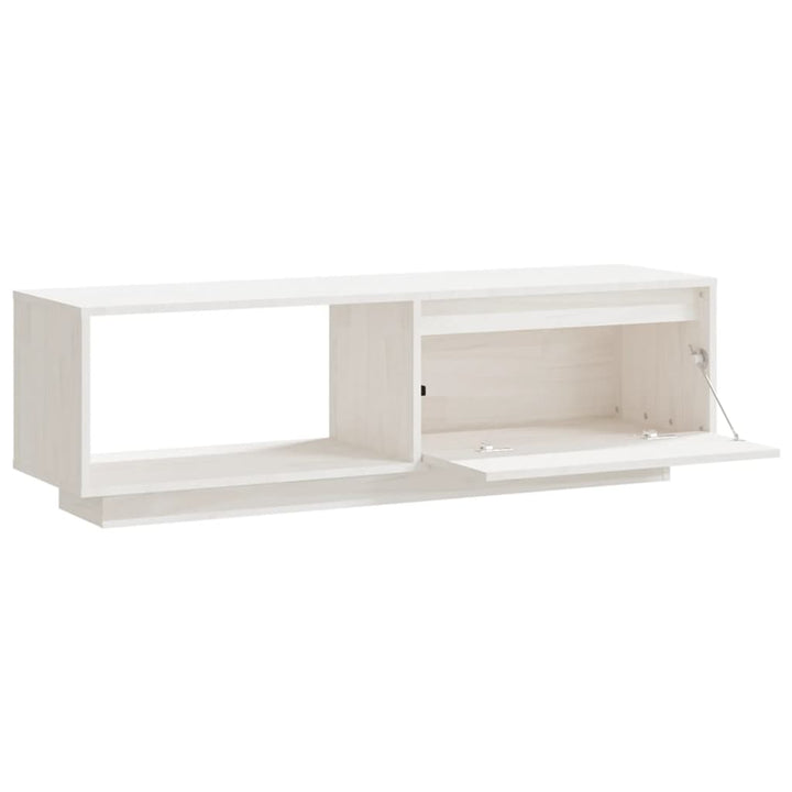 Tv-Bänk 110X30X33,5 Cm Massiv Furu