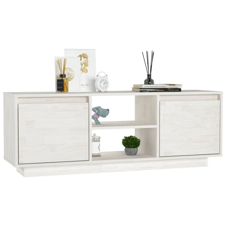 Tv-Bänk 110X30X40 Cm Massiv Furu