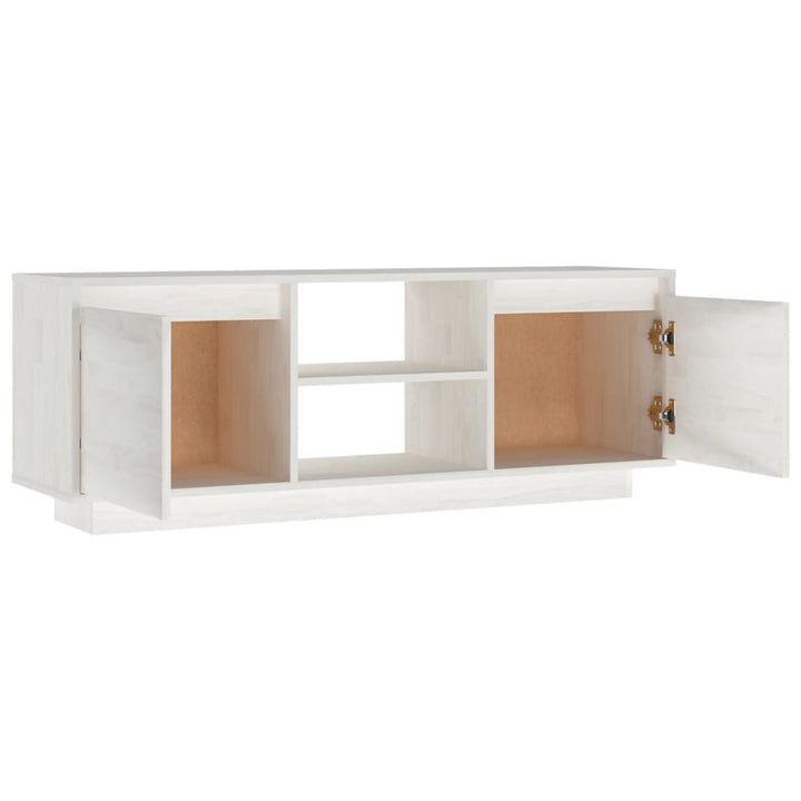Tv-Bänk 110X30X40 Cm Massiv Furu