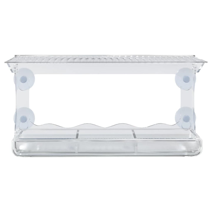 Fågelmatare För Fönster 2 St Akryl 30X12X15 Cm