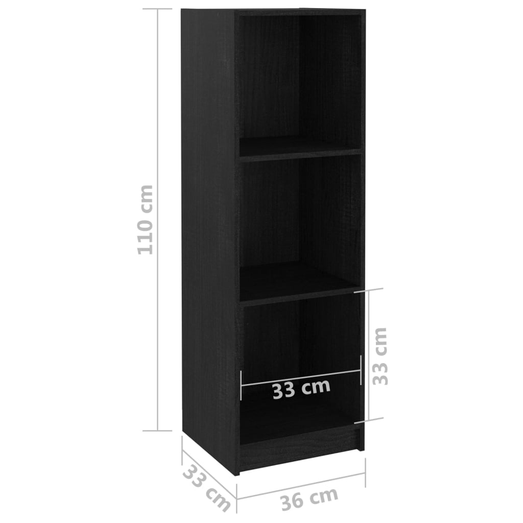 Bokhylla/Rumsavdelare 36X33X110 Cm Massiv Furu