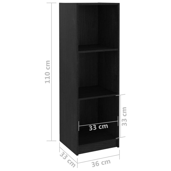 Bokhylla/Rumsavdelare 36X33X110 Cm Massiv Furu