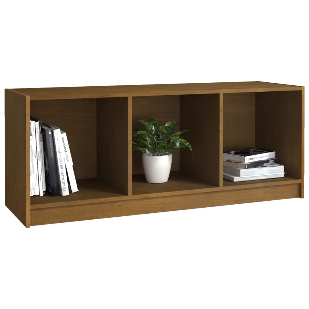 Tv-Bänk 104X33X41 Cm Massiv Furu