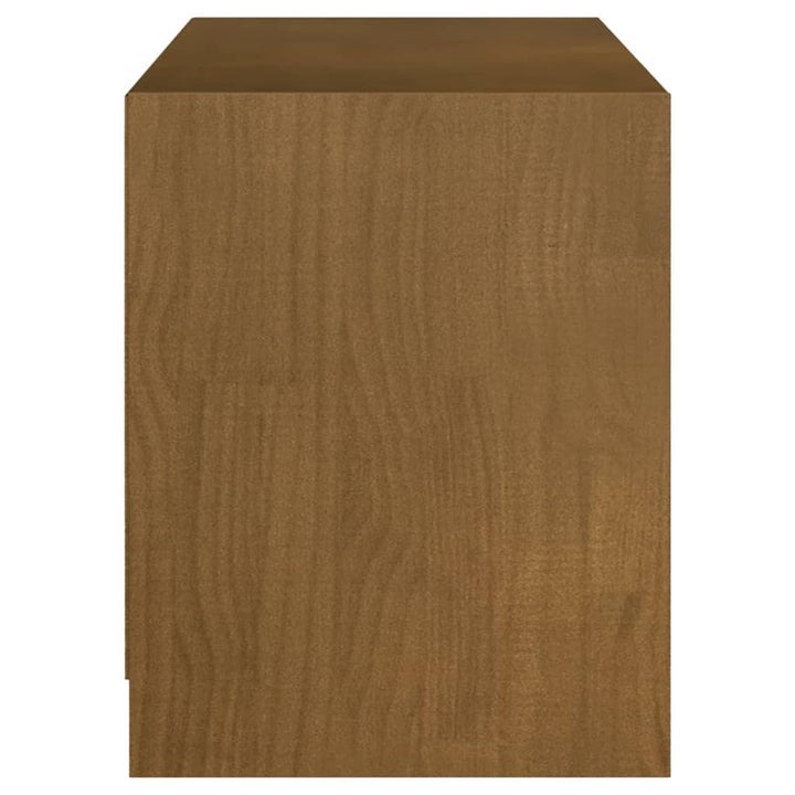 Tv-Bänk 104X33X41 Cm Massiv Furu