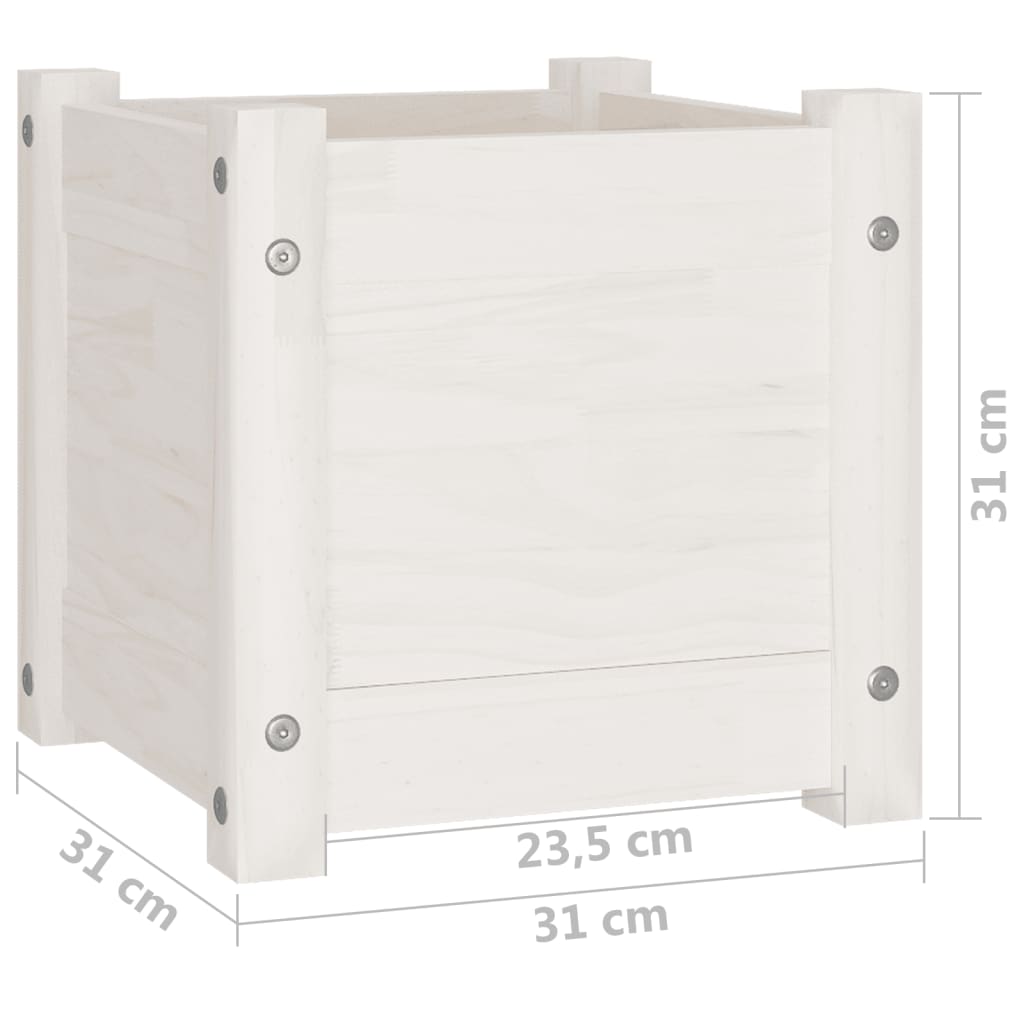 Odlingslåda 31X31X31 Cm Massiv Furu