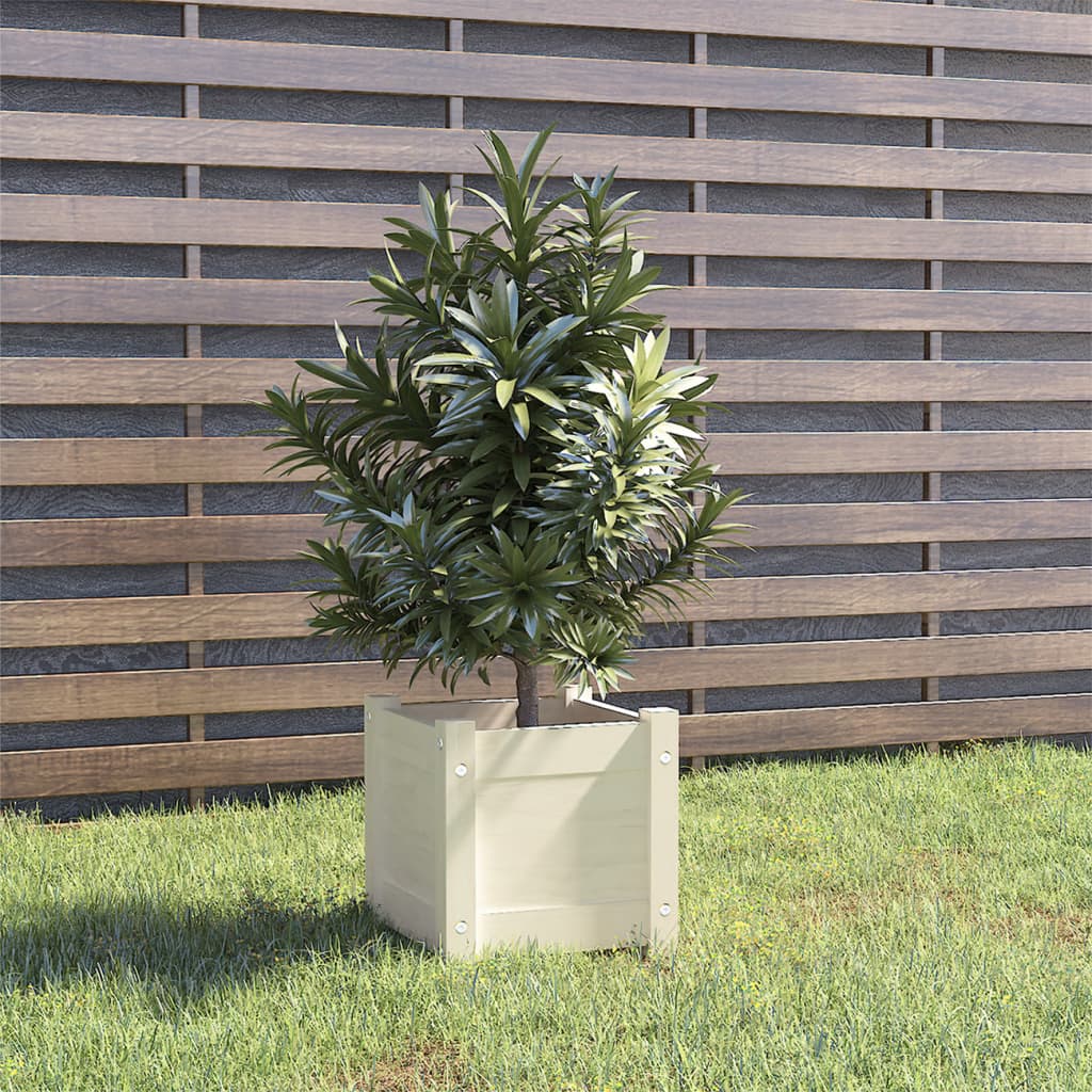 Odlingslåda 31X31X31 Cm Massiv Furu