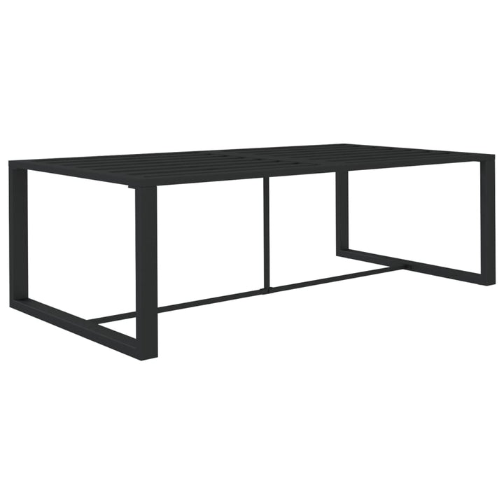 Matbord För Trädgården Antracit 120X60X66 Cm Aluminium