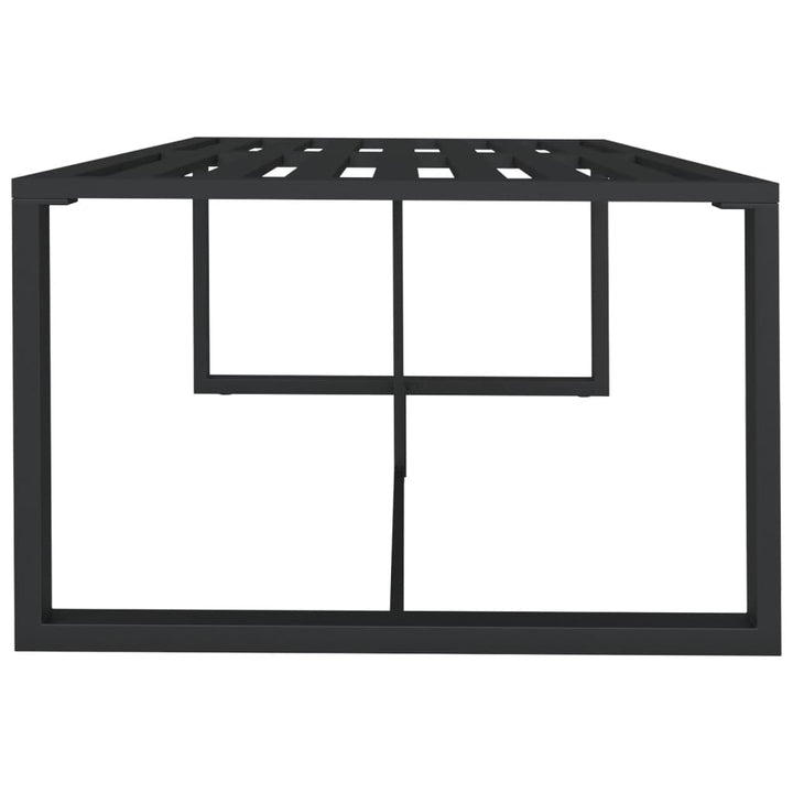 Matbord För Trädgården Antracit 120X60X66 Cm Aluminium