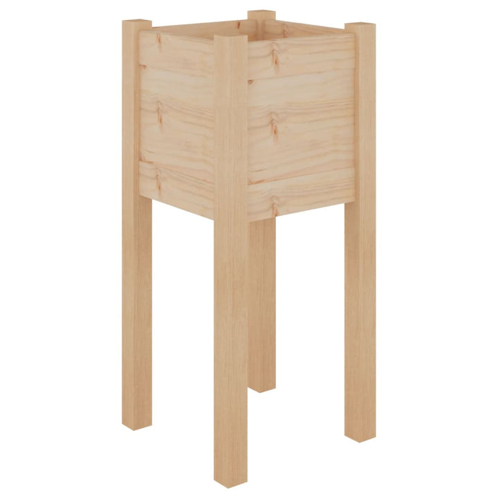 Odlingslåda 31X31X70 Cm Massiv Furu