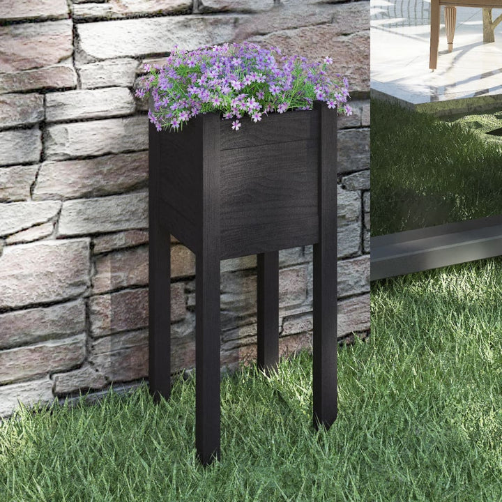 Odlingslåda 31X31X70 Cm Massiv Furu