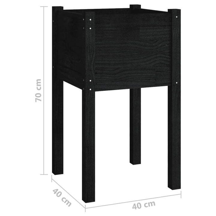 Odlingslåda 40X40X70 Cm Massiv Furu