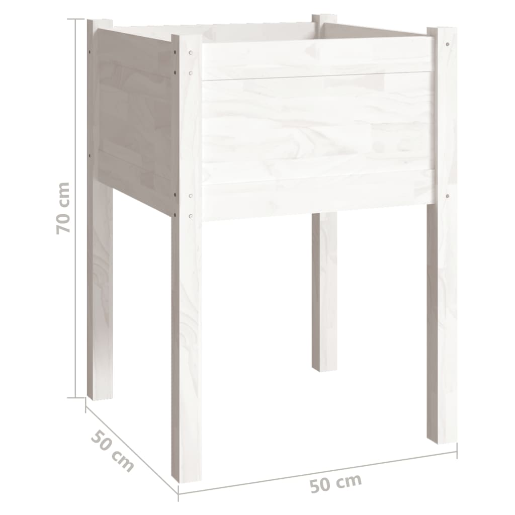 Odlingslådor 2 St 50X50X70 Cm Massiv Furu