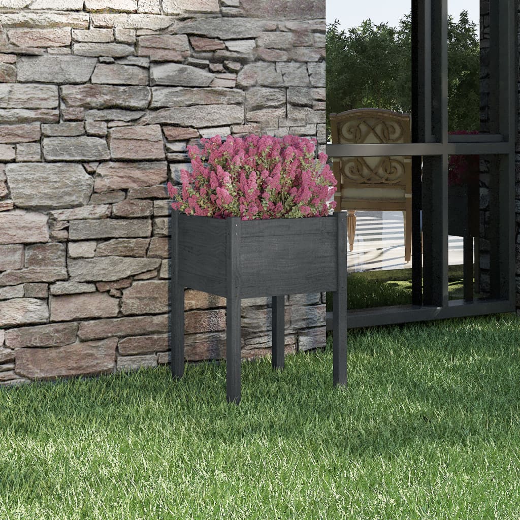 Odlingslådor 2 St 50X50X70 Cm Massiv Furu