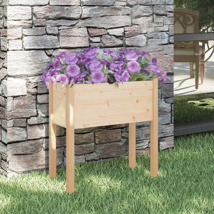 Odlingslådor 2 St 70X31X70 Cm Massiv Furu