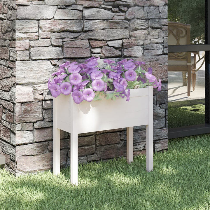 Odlingslådor 2 St 70X31X70 Cm Massiv Furu