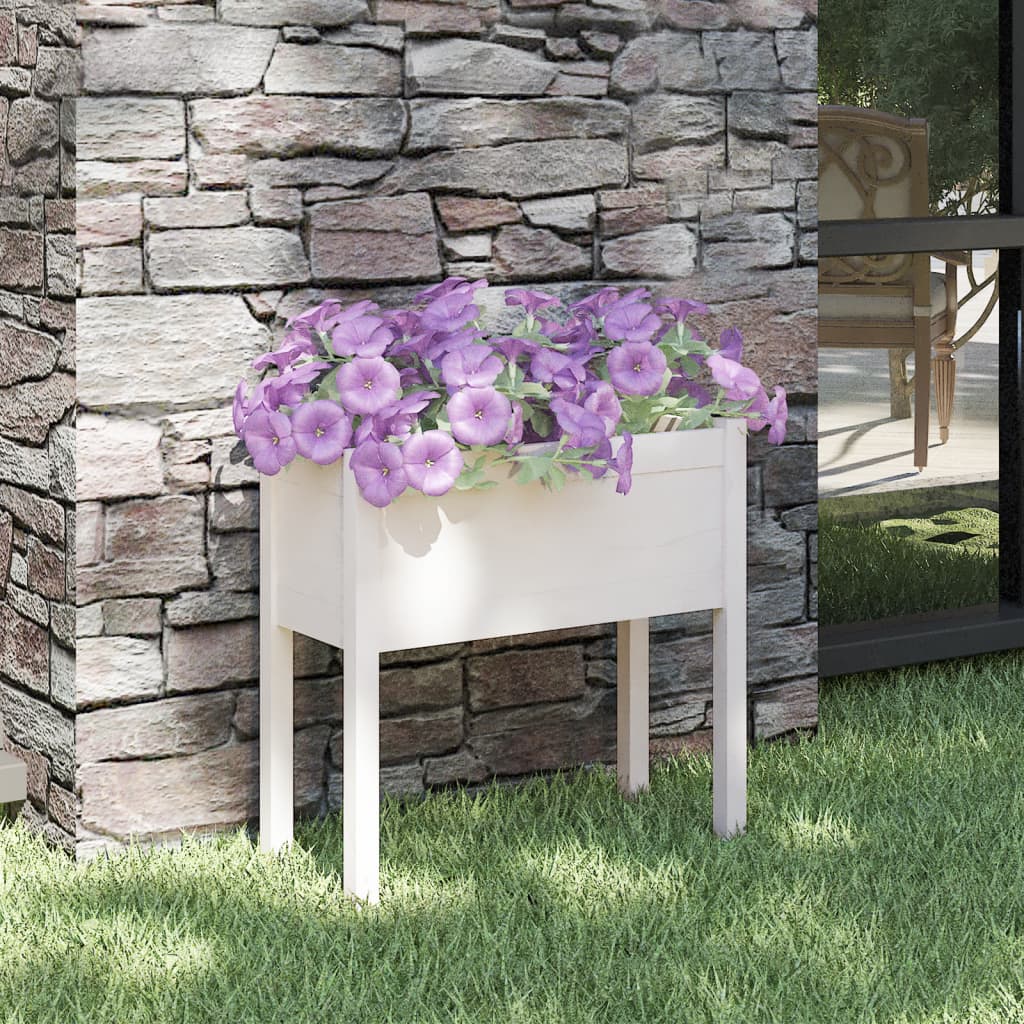 Odlingslådor 2 St 70X31X70 Cm Massiv Furu