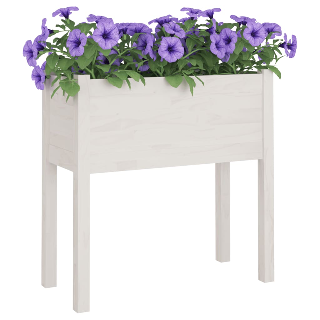 Odlingslådor 2 St 70X31X70 Cm Massiv Furu