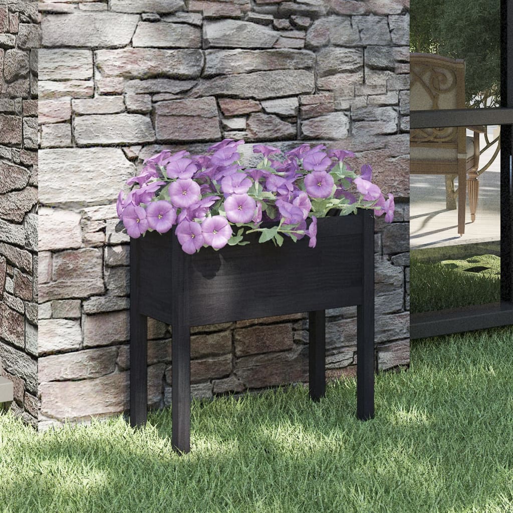 Odlingslådor 2 St 70X31X70 Cm Massiv Furu