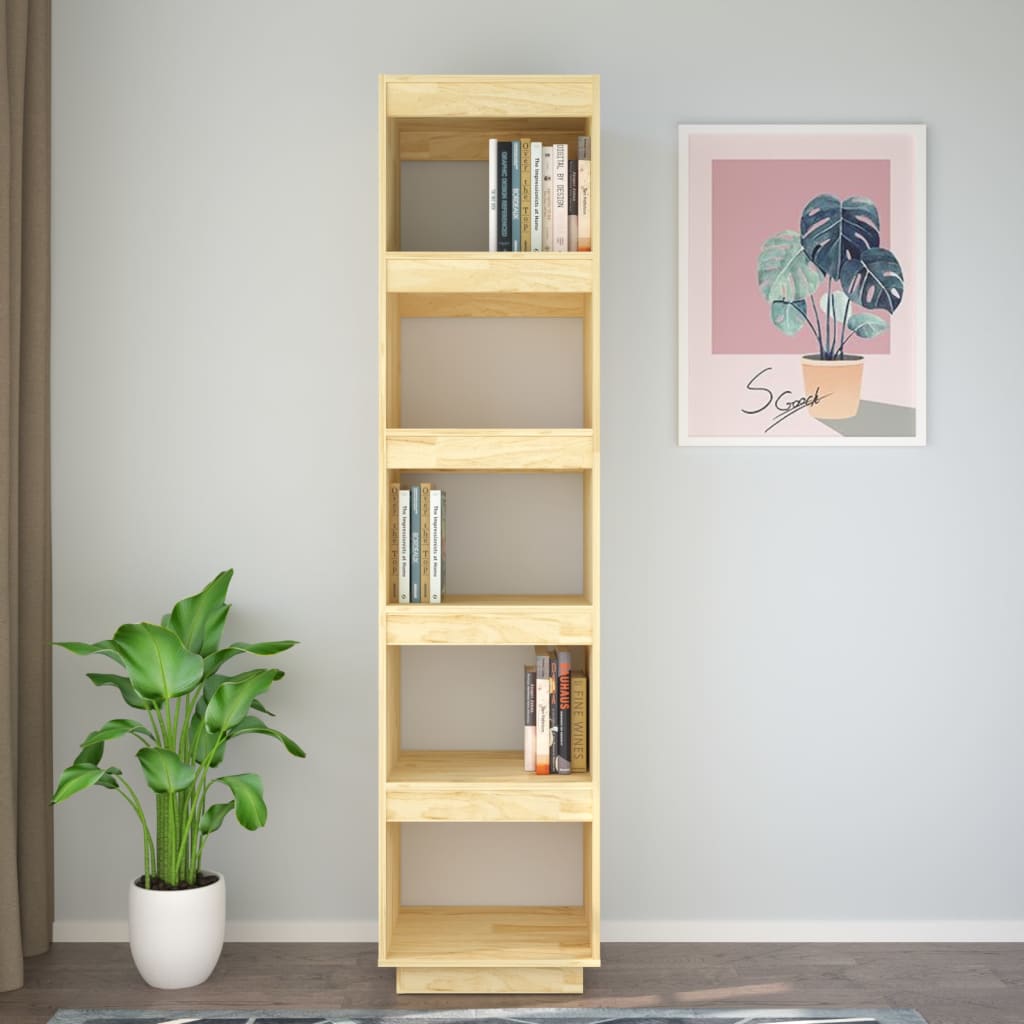 Bokhylla/Rumsavdelare 40X35X Massiv Furu