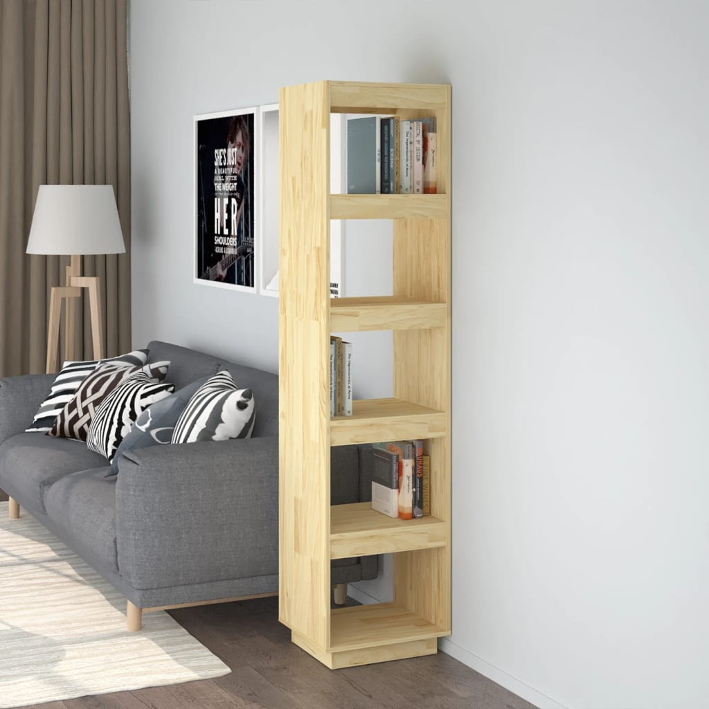 Bokhylla/Rumsavdelare 40X35X Massiv Furu