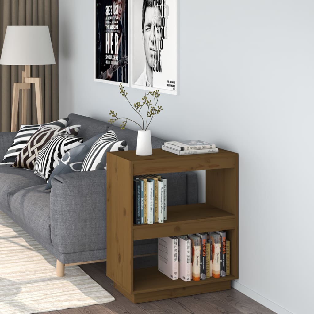 Bokhylla/Rumsavdelare 40X35X Massiv Furu