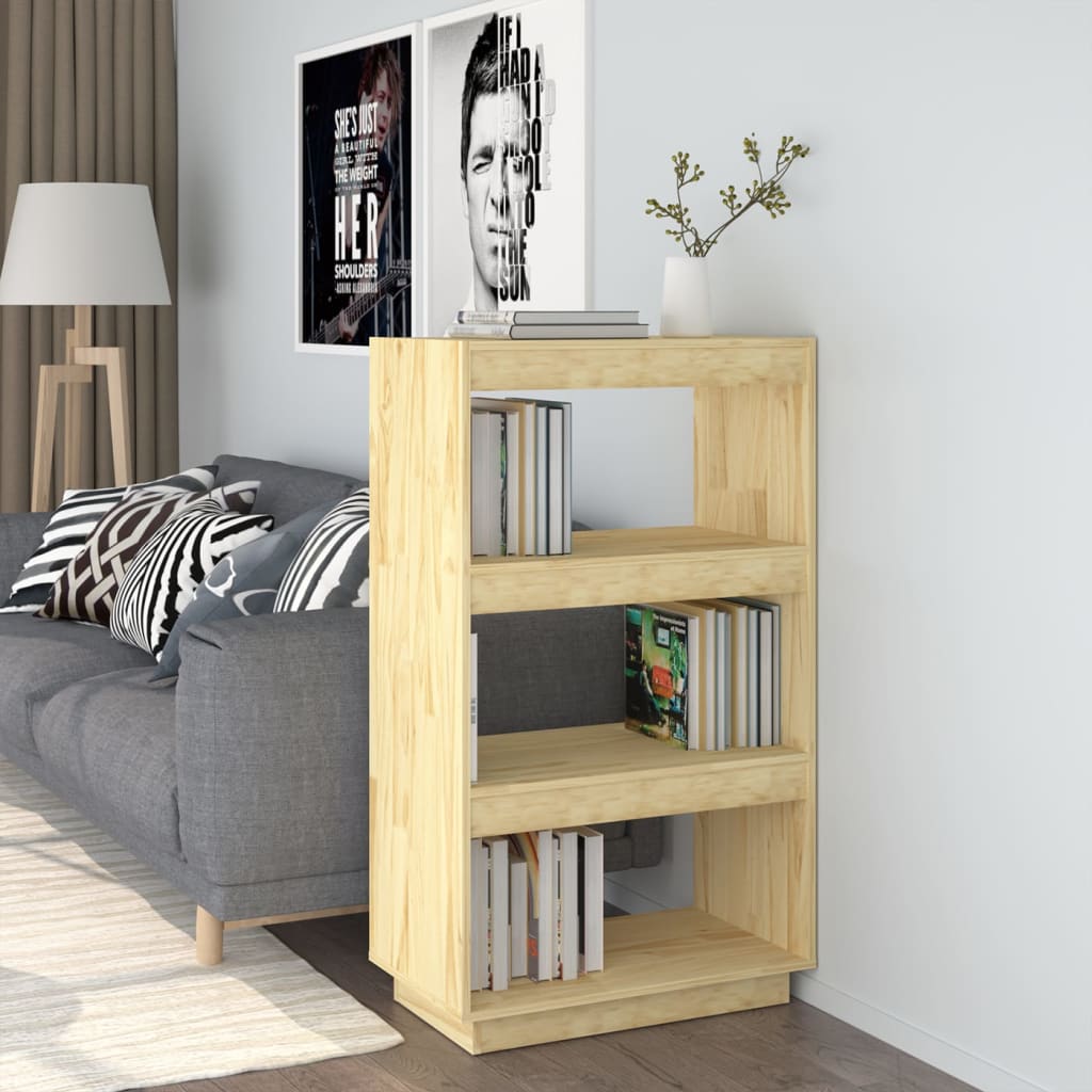 Bokhylla/Rumsavdelare 40X35X Massiv Furu