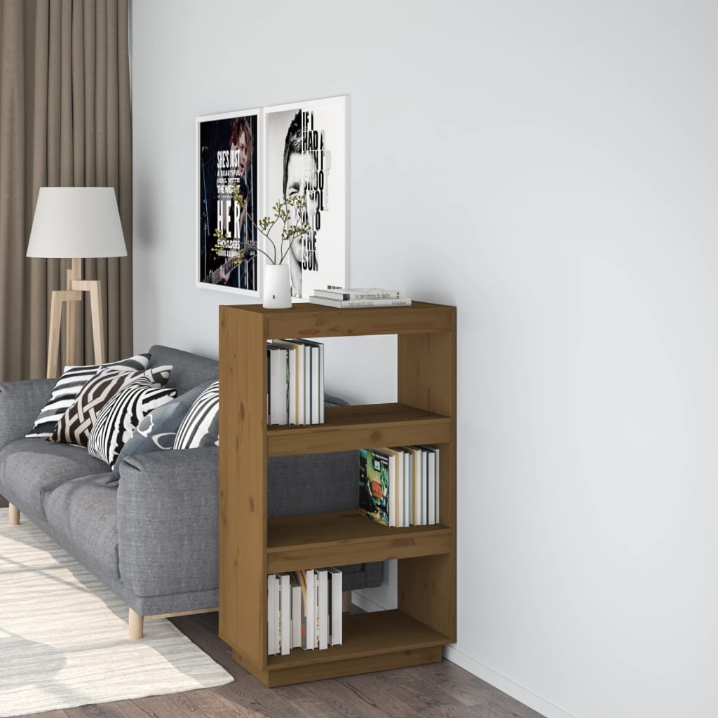 Bokhylla/Rumsavdelare 40X35X Massiv Furu
