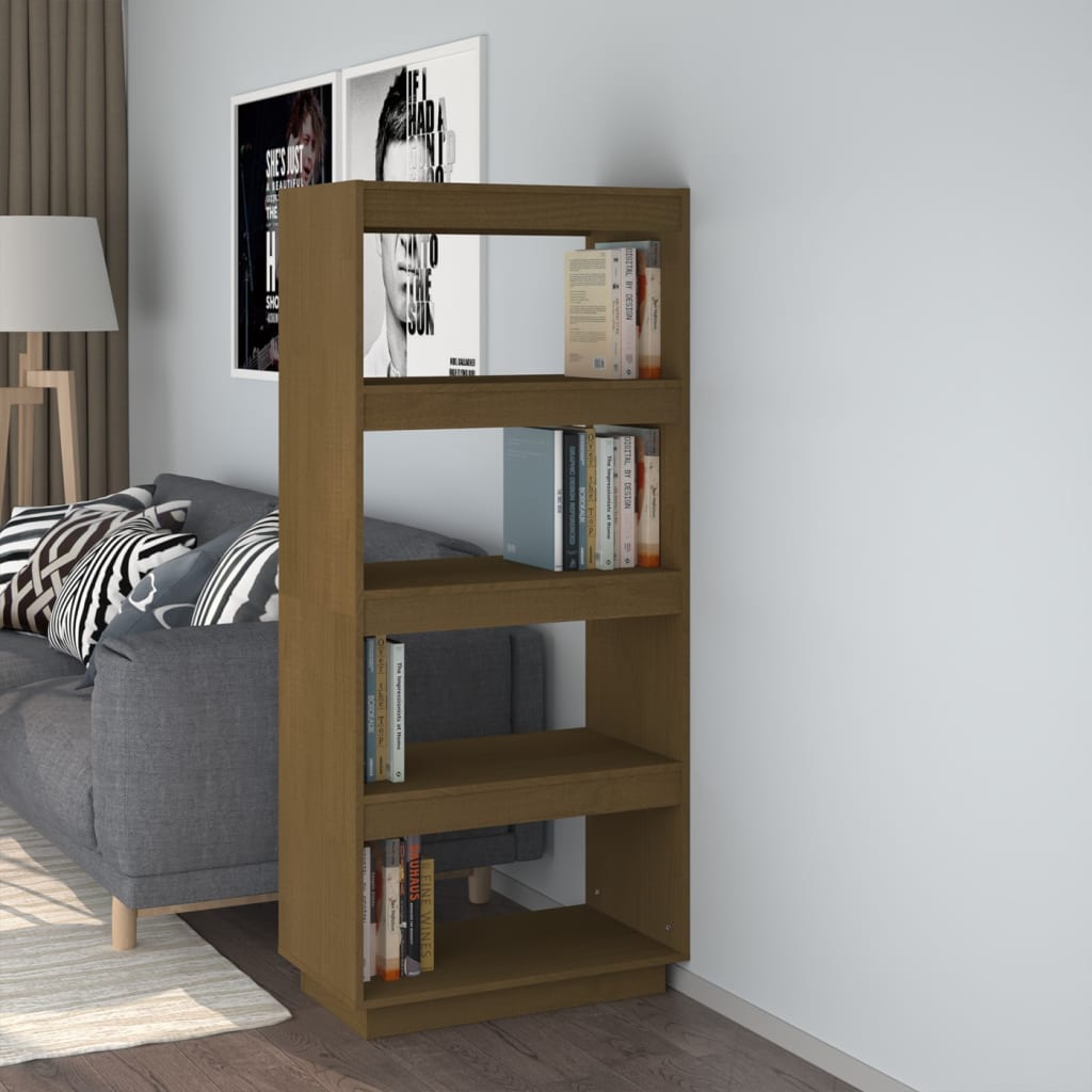Bokhylla/Rumsavdelare 40X35X Massiv Furu