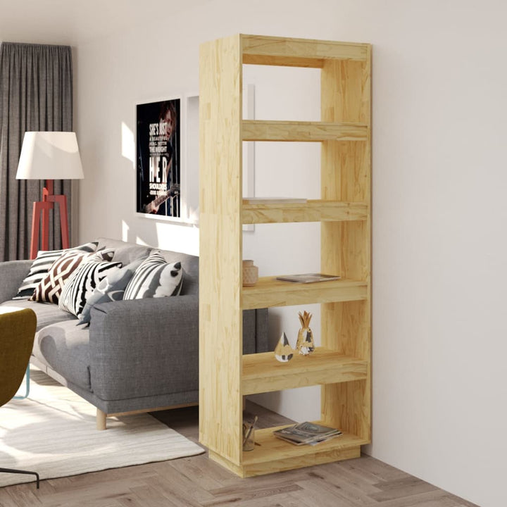 Bokhylla/Rumsavdelare 60X35X Massiv Furu